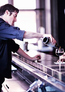 Worker in the hospitality industry