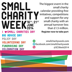 Small Charities Week advert